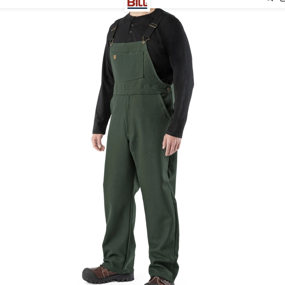 Big Bill Wool Bib Overalls Men’s Size M 32 Green 194 Cut 84338 New With Tag